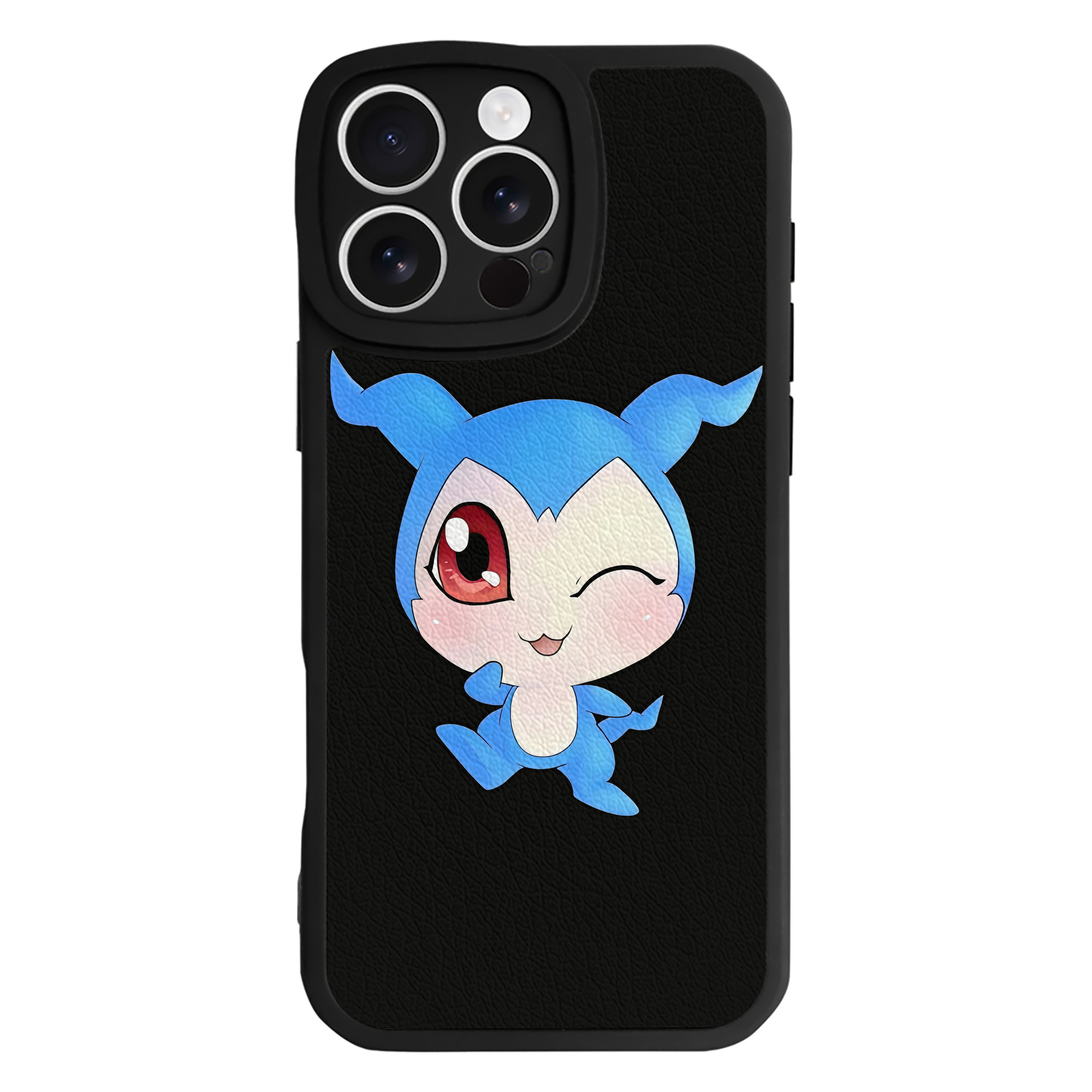 （画像用） Digimon デジタルモンスター/デジモン 【iPhone 16シリーズ対応】シリコンスマホケース（レザー調） 材質：シリコン